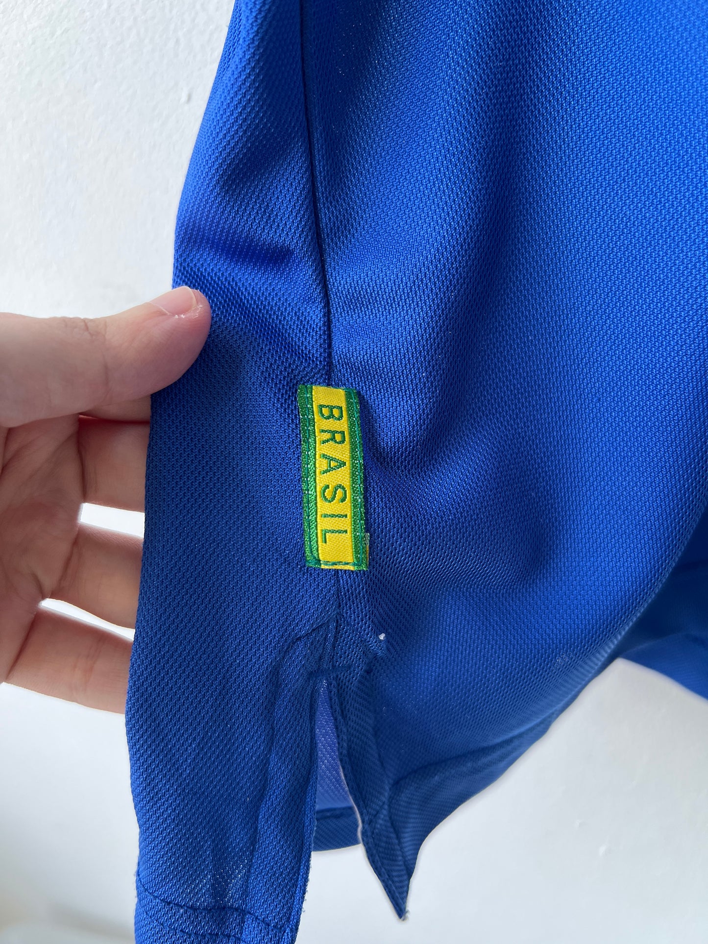 (L fits XL) Brazil 1998-00 Away Shirt Rivaldo #10