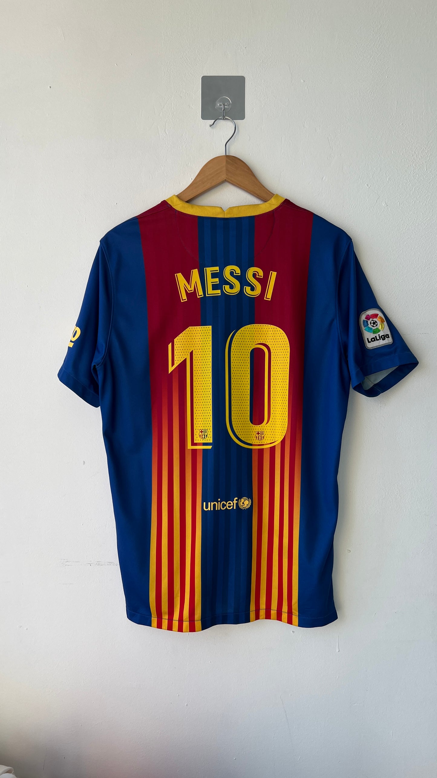 Barcelona 2020-21 Clasico Messi #10 (L fits M)