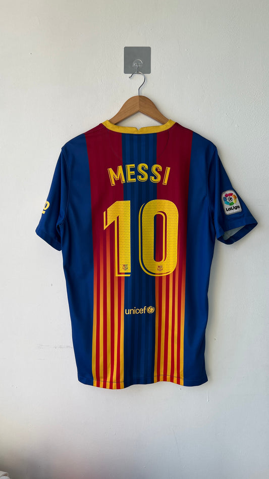 Barcelona 2020-21 Clasico Messi #10 (L fits M)