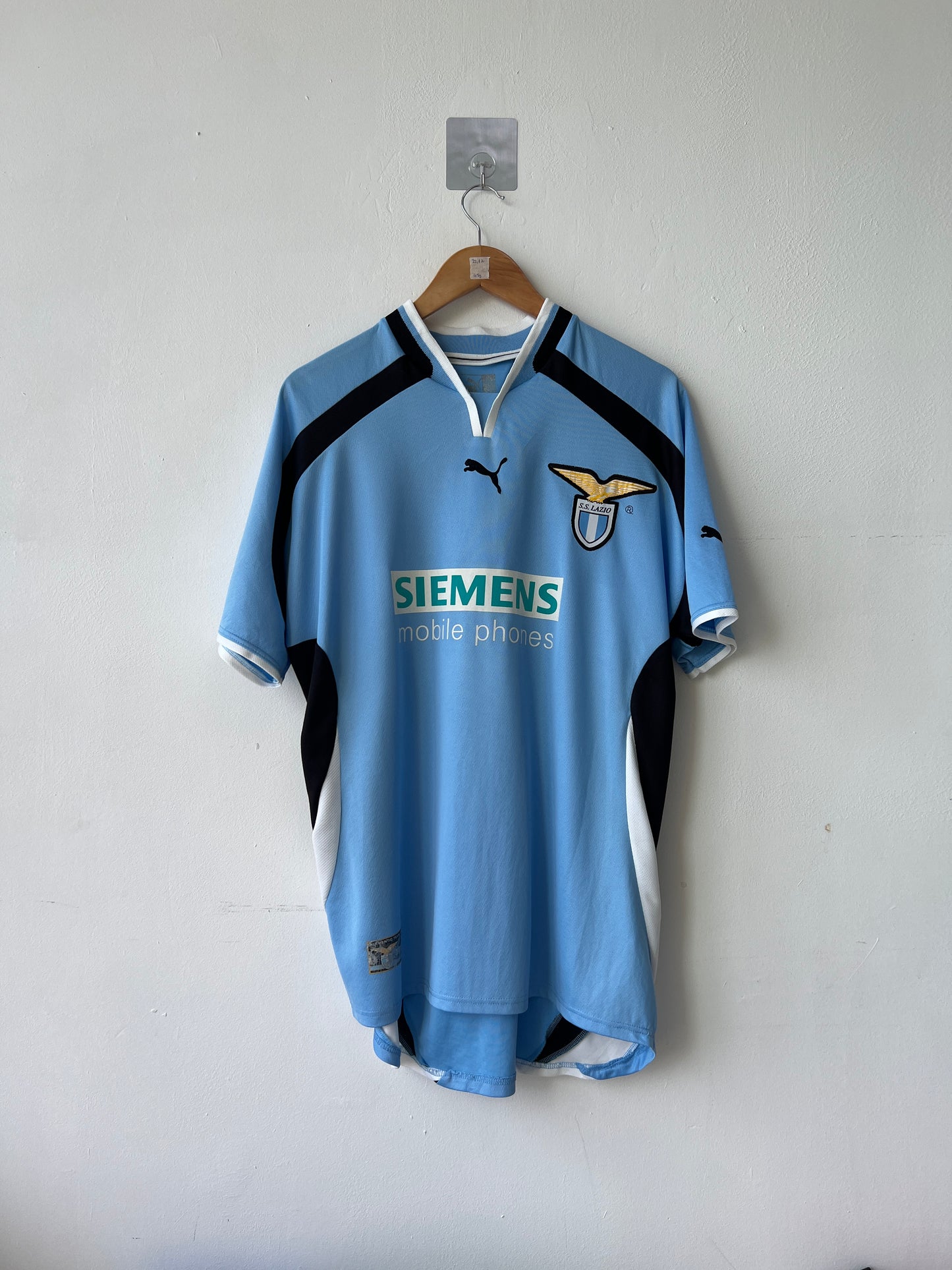 (L) Lazio 2000-01 Home Shirt Crespo #10