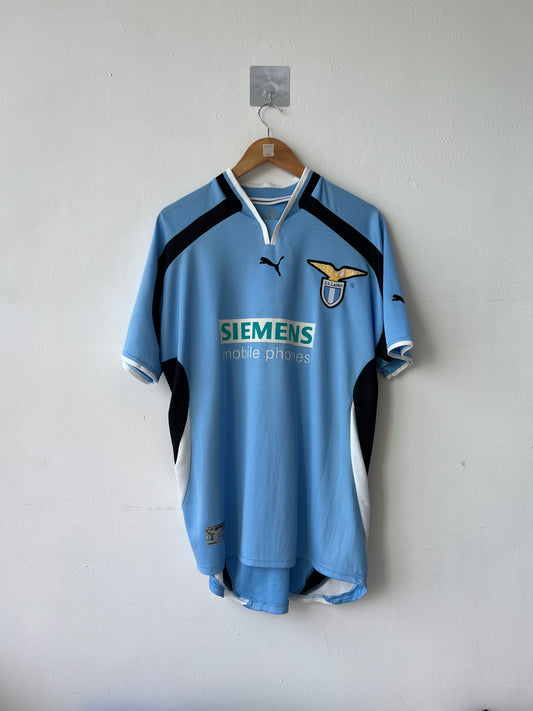 (L) Lazio 2000-01 Home Shirt Crespo #10