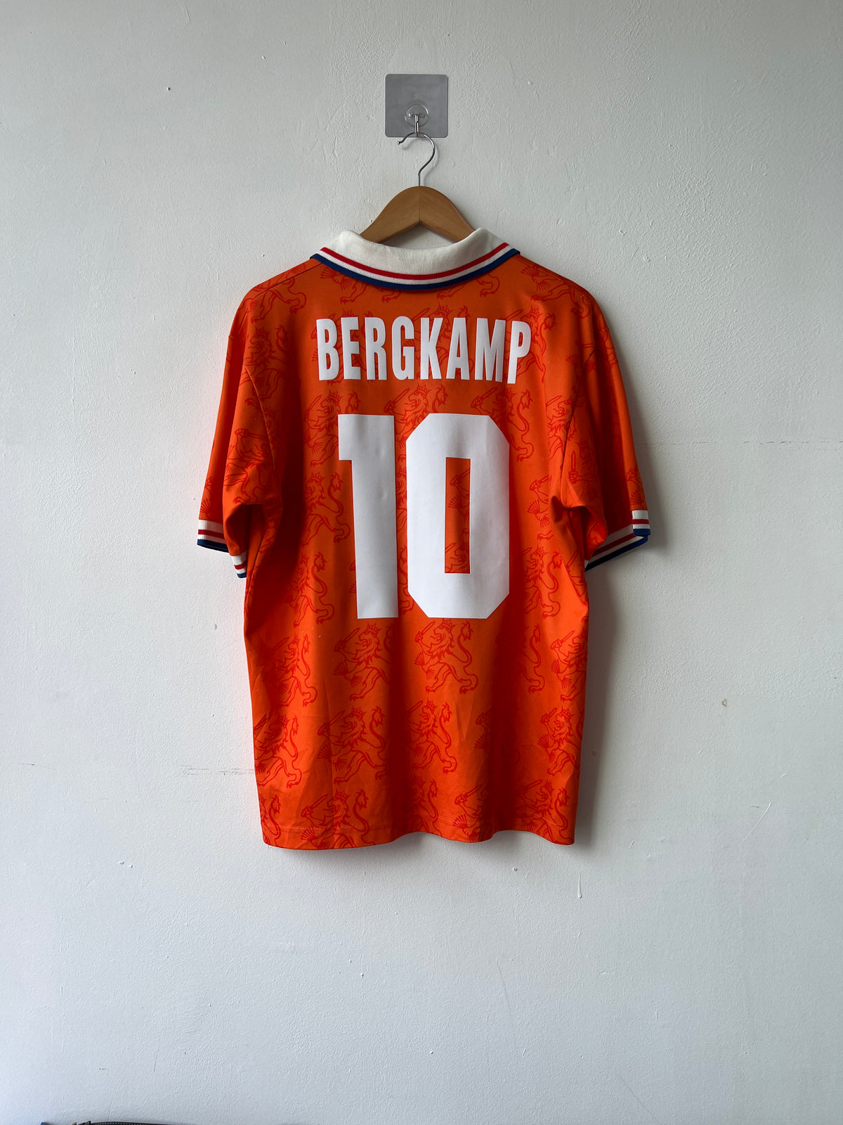 (L) Netherlands 1994 Home Shirt Bergkamp #10