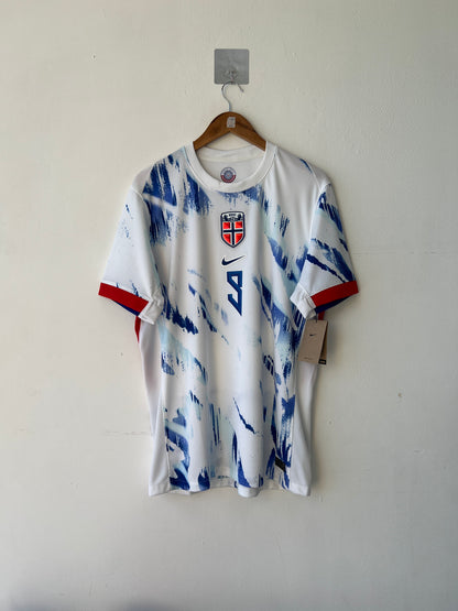 (L) Norway 2024-25 Away Shirt Haaland #9 (NEW)