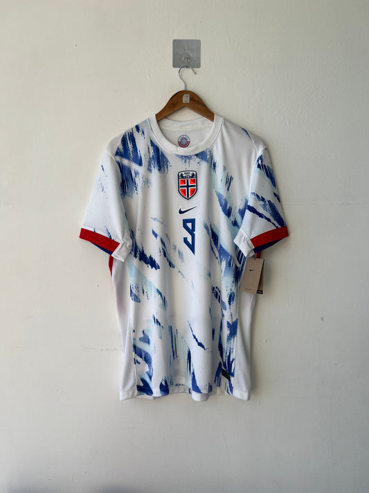 (L) Norway 2024-25 Away Shirt Haaland #9 (NEW)