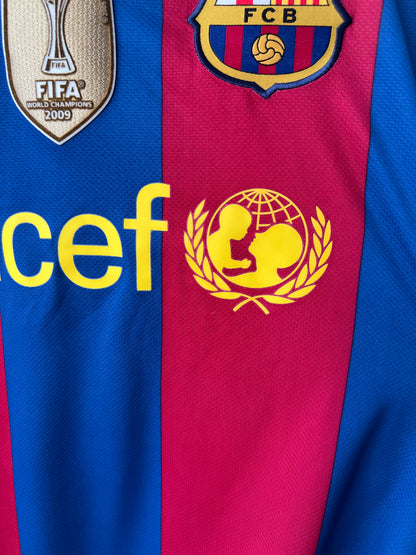 (M) Barcelona 2010-11 Home Shirt David Villa #7