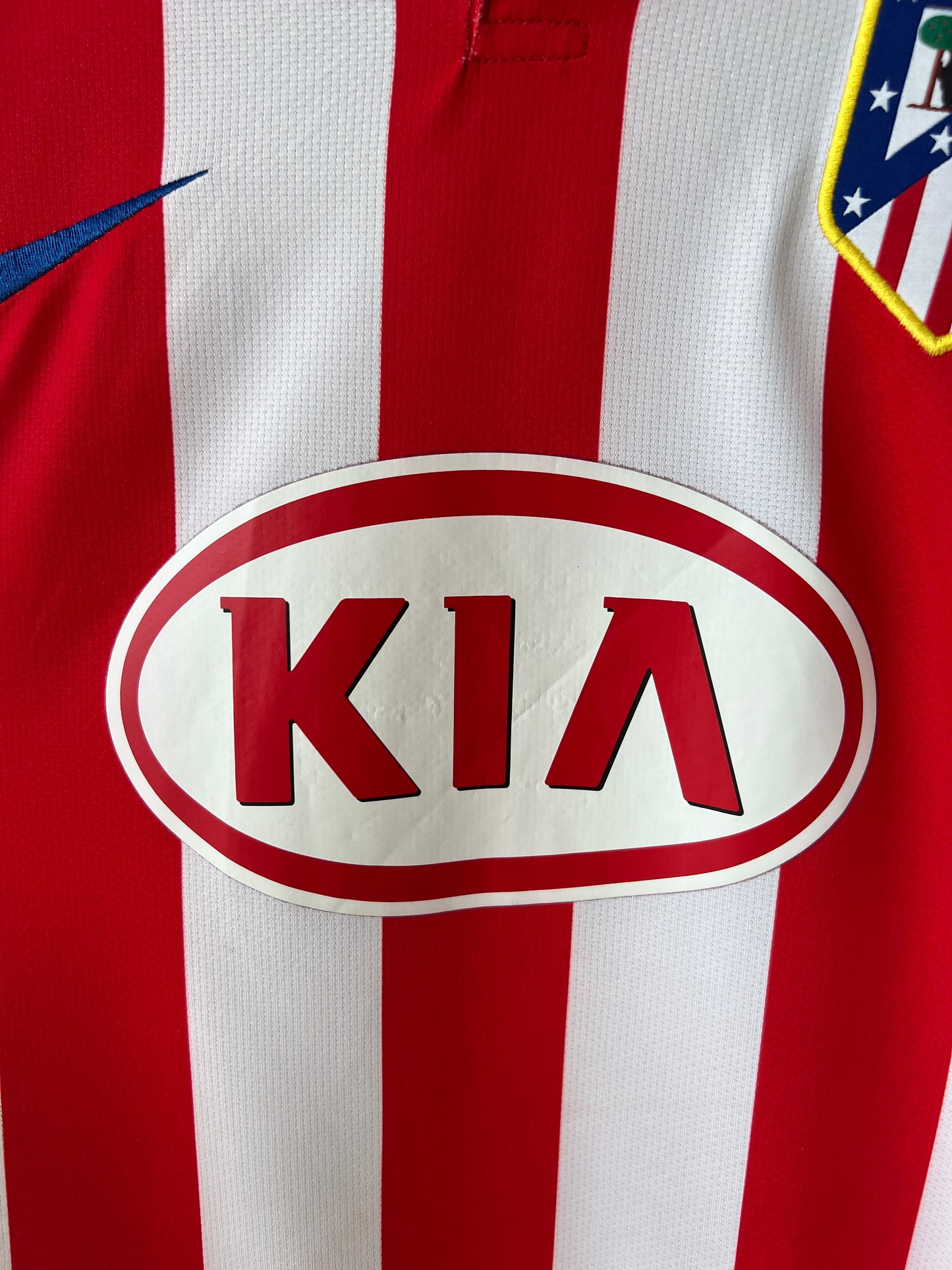 (L) Atletico Madrid 2009-10 Home Shirt Forlan #7