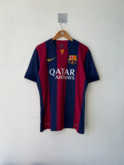 (L) Barcelona 2014-15 Home Player Version Shirt Messi #10