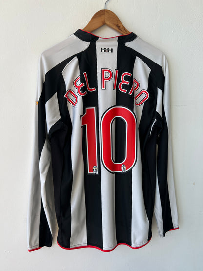 (L) Juventus 2007-08 Home Long Sleeve Shirt Del Piero #10