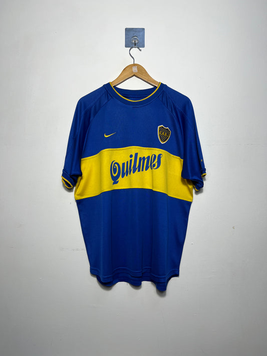 (XL) Boca Juniors 2000-01 Home Shirt Roman Riquelme #10