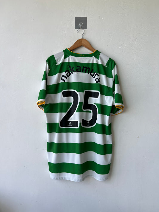 (XL) Celtic 2008-10 Home Shirt Nakamura #25