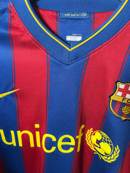 (M) Barcelona 2009-10 Home Shirt A. Iniesta #8