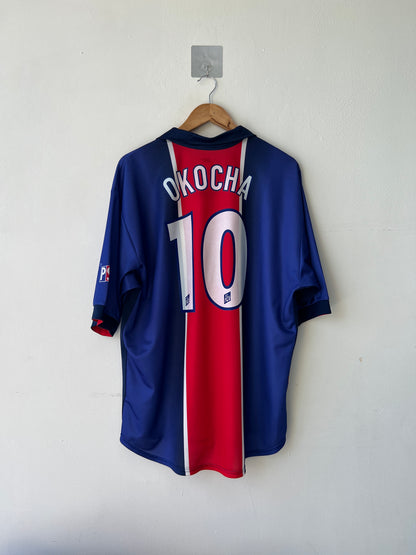 (XL) PSG 1998-99 Home Shirt Okocha #10