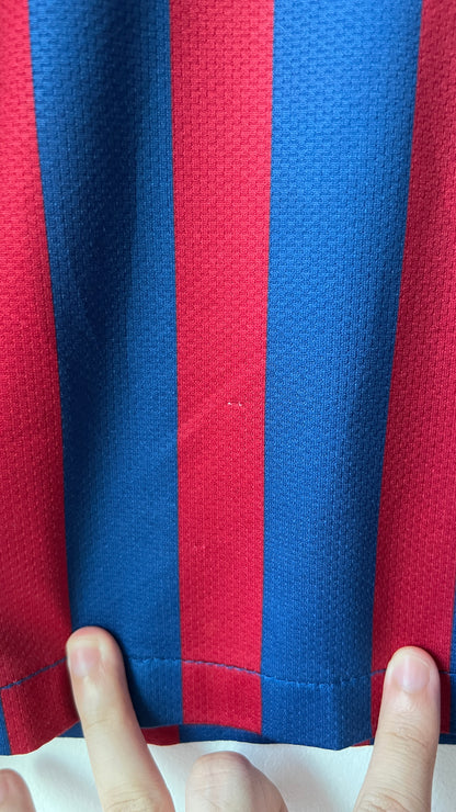 Barcelona 2011-12 Home L/S Shirt Messi #10 (M)