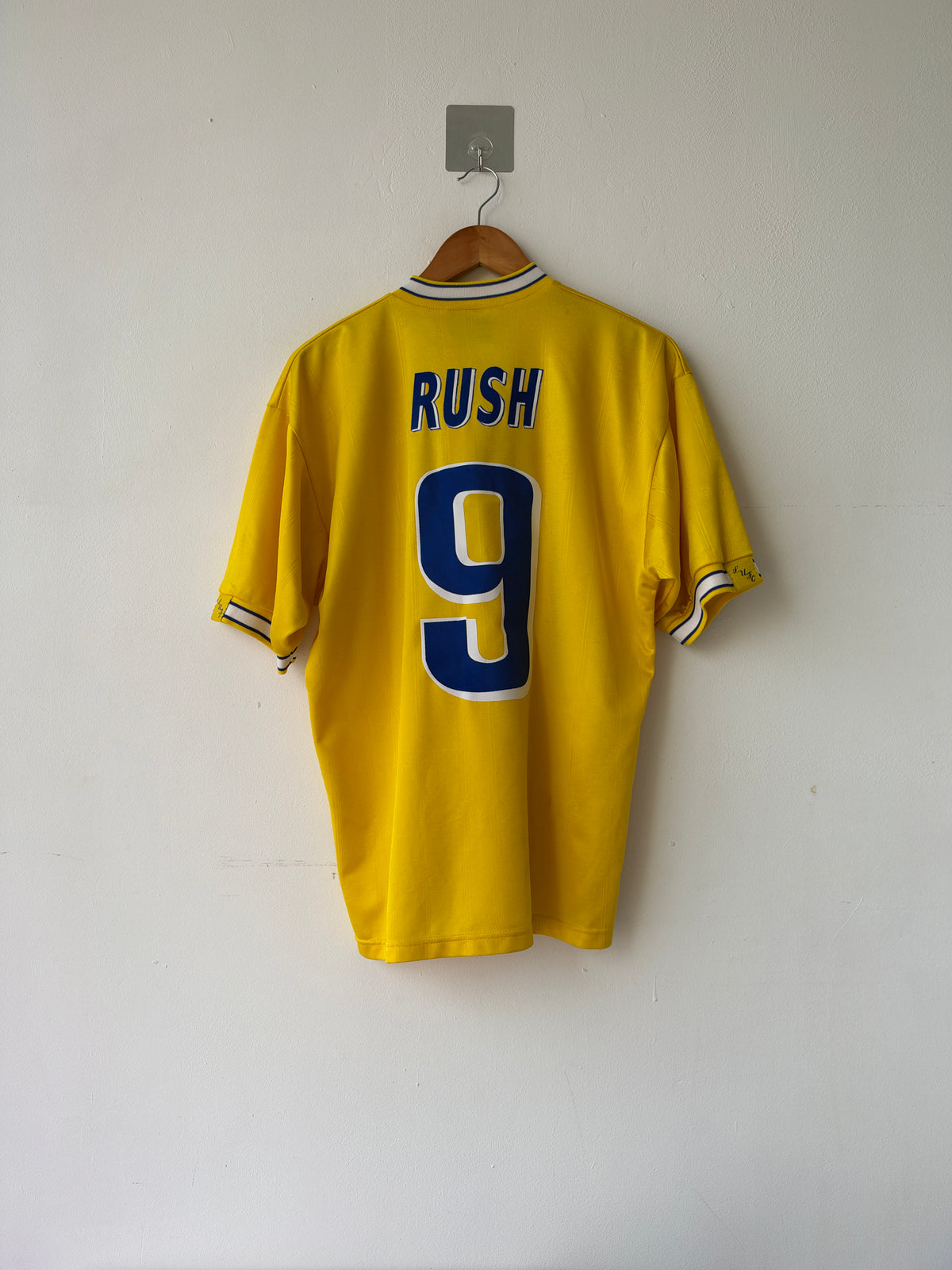 (M fits L) Leeds United 1998-99 Third Shirt Rush #9