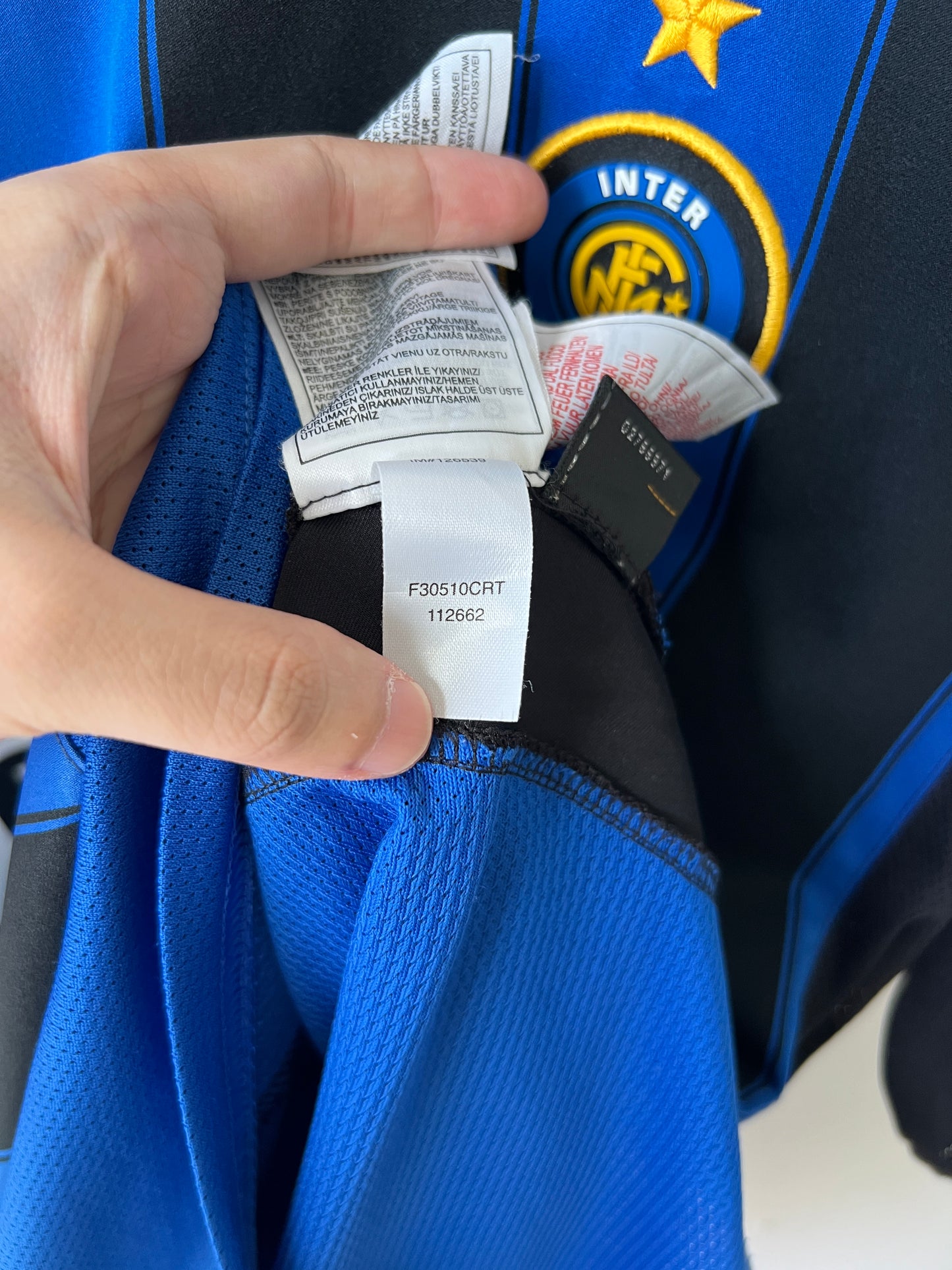 (M) Inter Milan 2003-04 Home Shirt F. Cannavaro #17