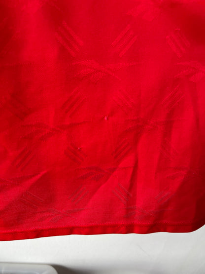 (L) Chile 1997-99 Home Long Sleeve Shirt Salas #11
