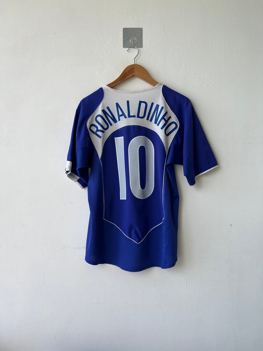 (M) Brazil 2004-06 Away Shirt Ronaldinho #10