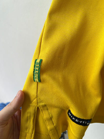 (L) Brazil 1998-00 Home Shirt Ronaldo #9