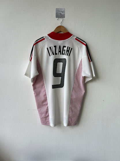 (M fits L) AC Milan 2002-03 Away Shirt Inzaghi #9