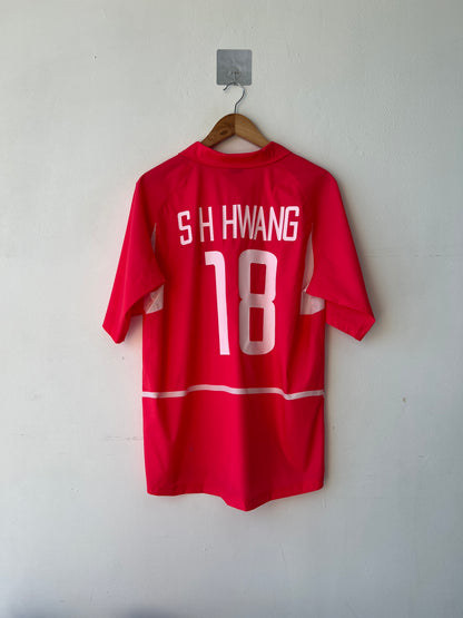 (L) South Korea 2002-04 Home Shirt S. H. Hwang #18