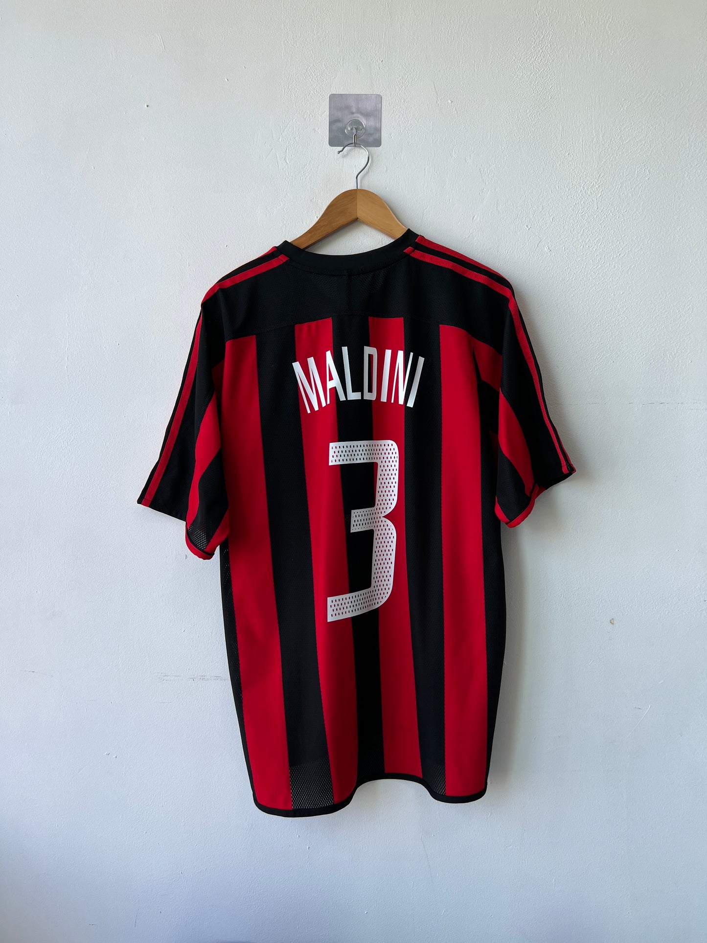 (L) AC Milan 2003-04 Home Shirt Maldini #3