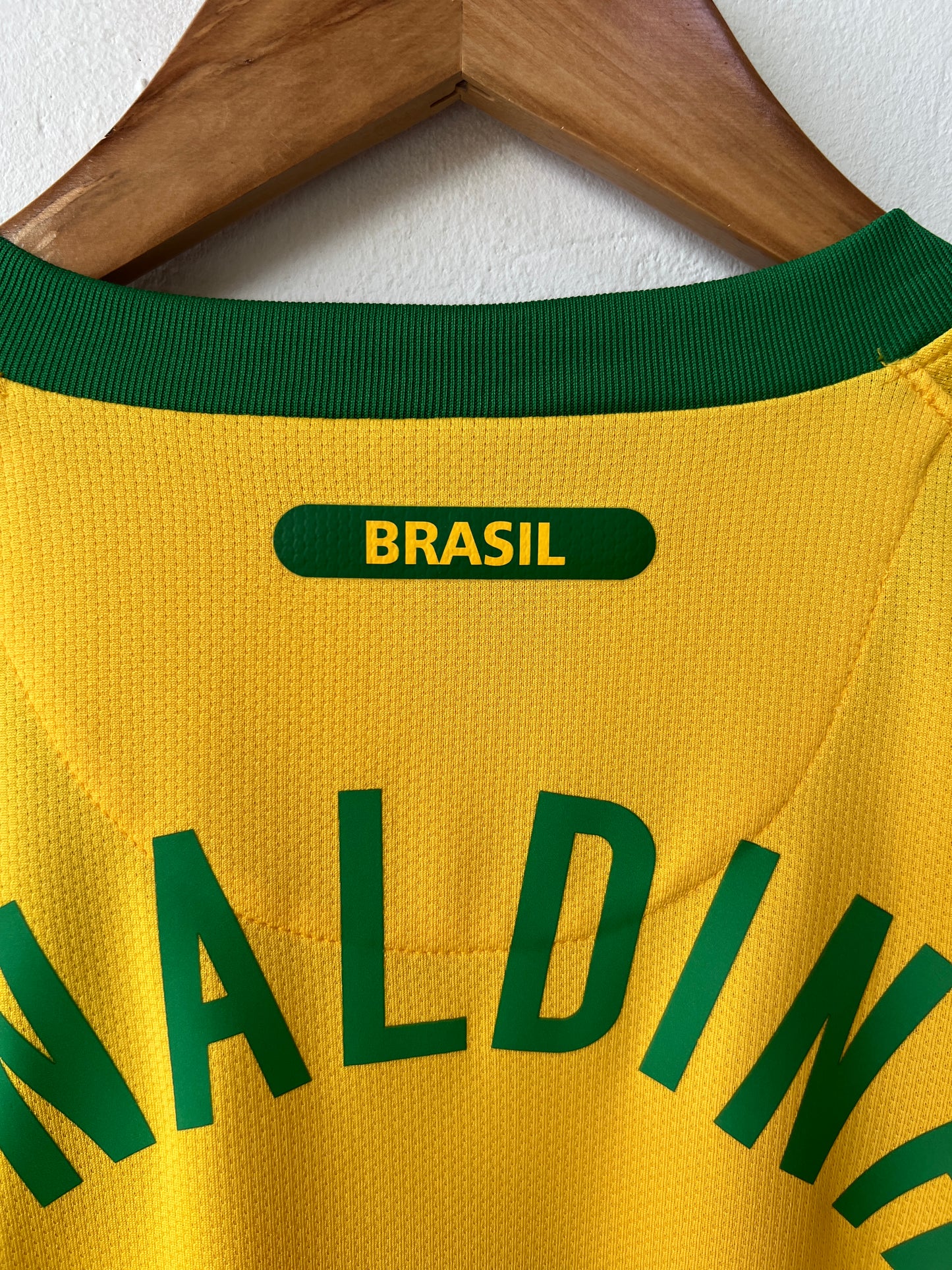 (L) Brazil 2010-11 Home Shirt Ronaldinho #10 (NEW)