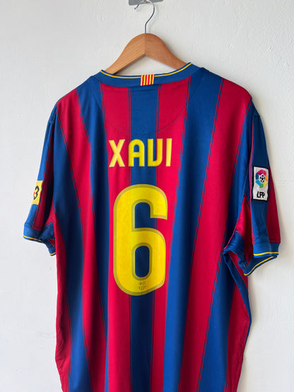 Barcelona 2009-10 Home Shirt Xavi #6 (XXL)