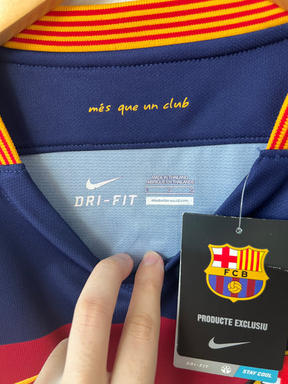 (L) Barcelona 2015-16 Home Shirt Messi #10 (NEW)