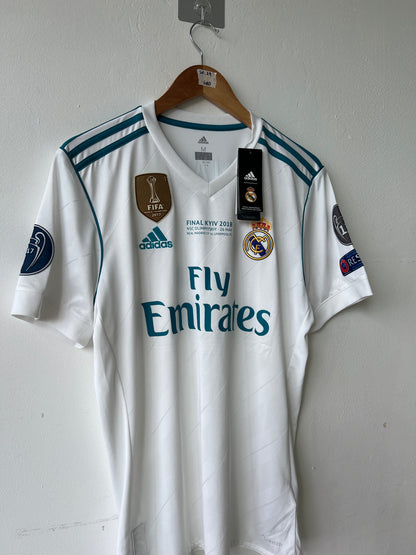 Real Madrid 2017-18 Home UCL MDT Shirt Ronaldo #7 (NEW) (M)