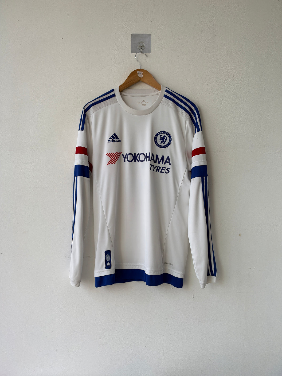 (M) Chelsea 2015-16 Away Long Sleeve Shirt Hazard #10