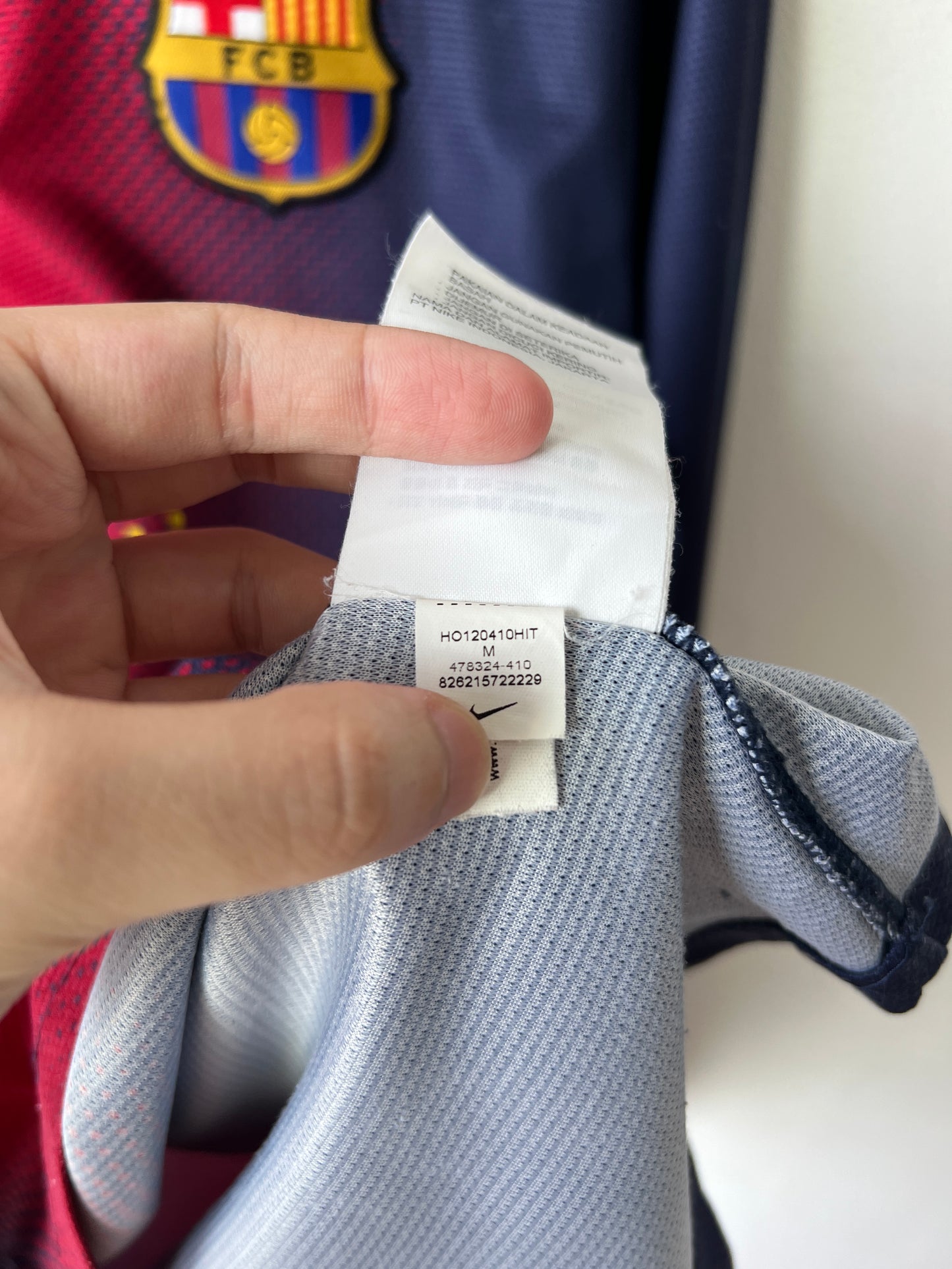 (M) Barcelona 2012-13 Home Long Sleeve Shirt Messi #10