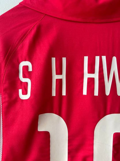 (M) South Korea 2002-04 Home Player Version Shirt S. H. Hwang #18