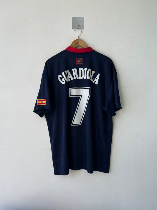 (XL) Spain 1996-98 Away Shirt Guardiola #7