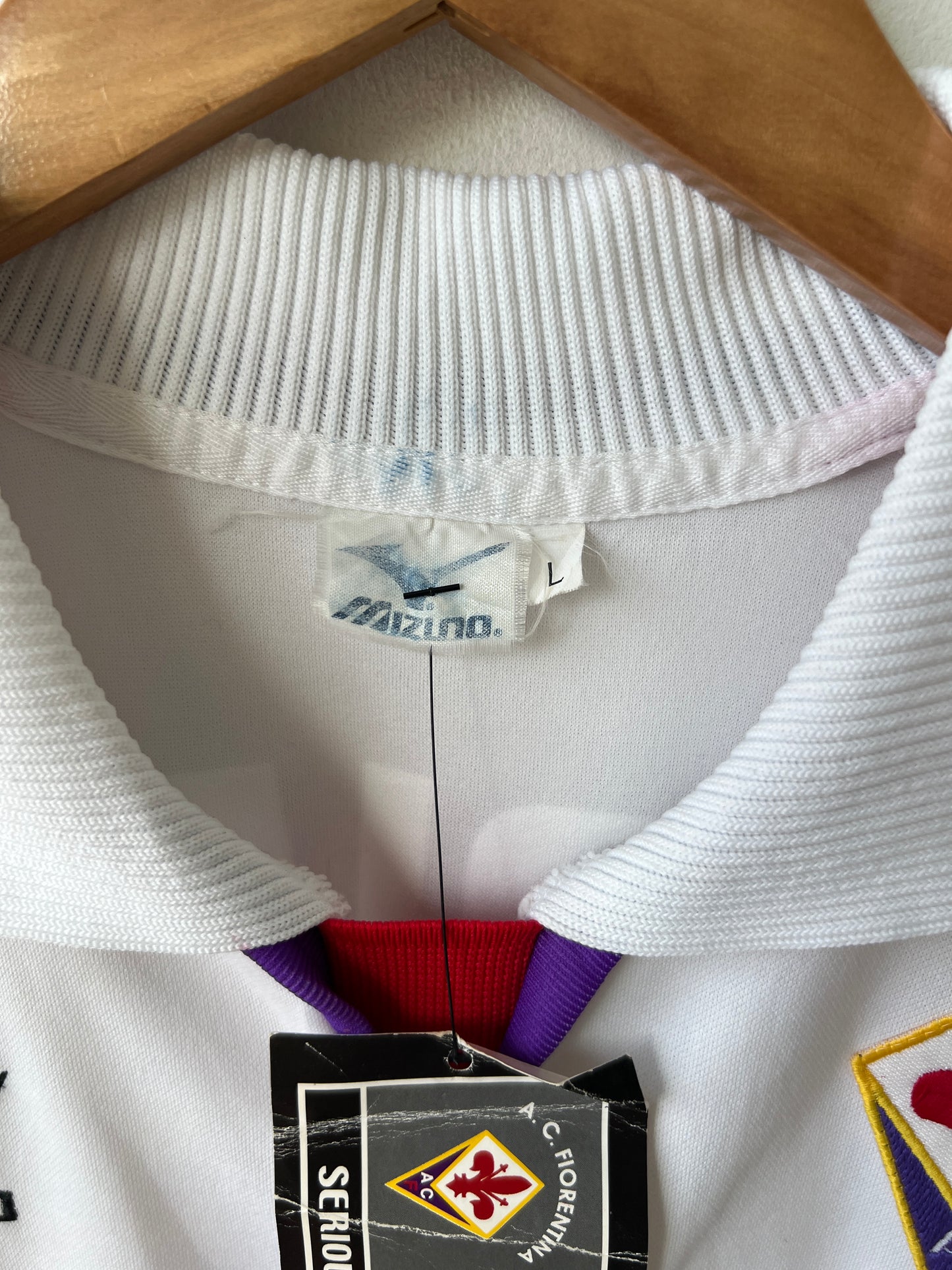 (L) Fiorentina 2001-02 Away Shirt Adriano #90 (NEW)