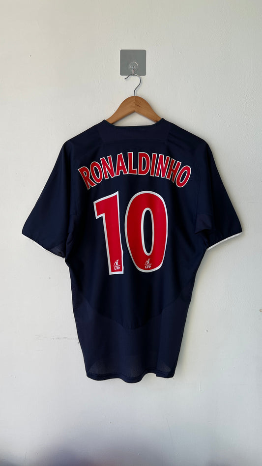PSG 2003-04 Home Shirt Ronaldinho #10 (M)