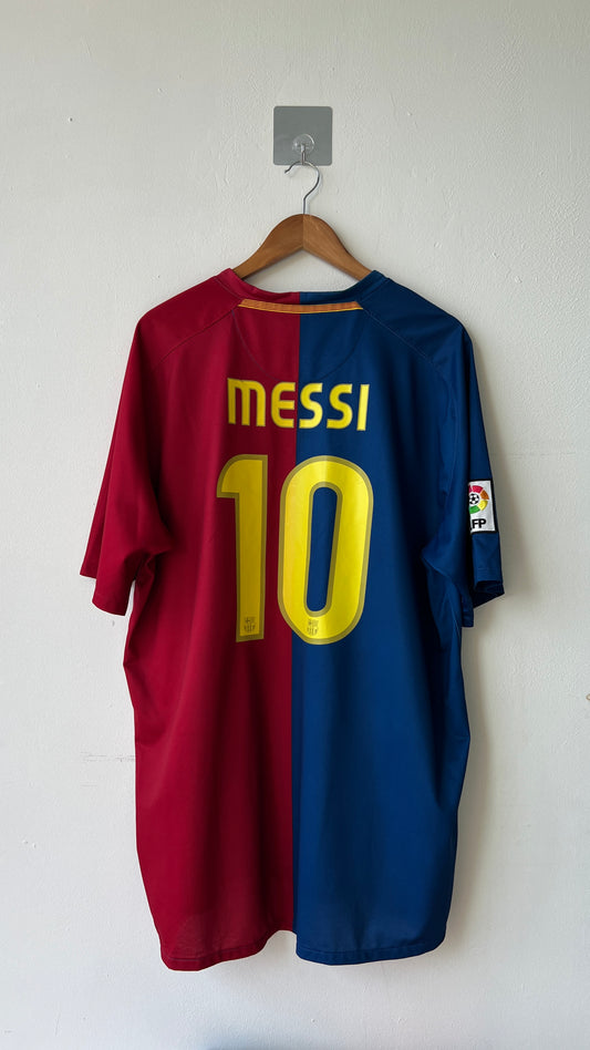 Barcelona 2008-10 Home Shirt Messi #10 (XXL)