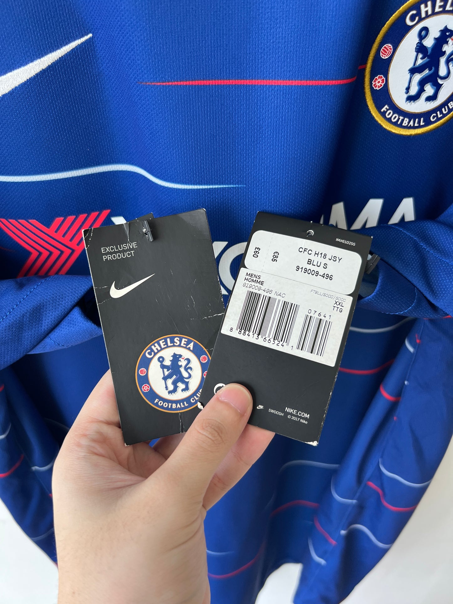 (XXL) Chelsea 2018-19 Home Shirt Fabregas #4 (NEW)