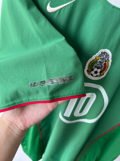 (XL) Mexico 2004-06 Home Shirt C. Blanco #10