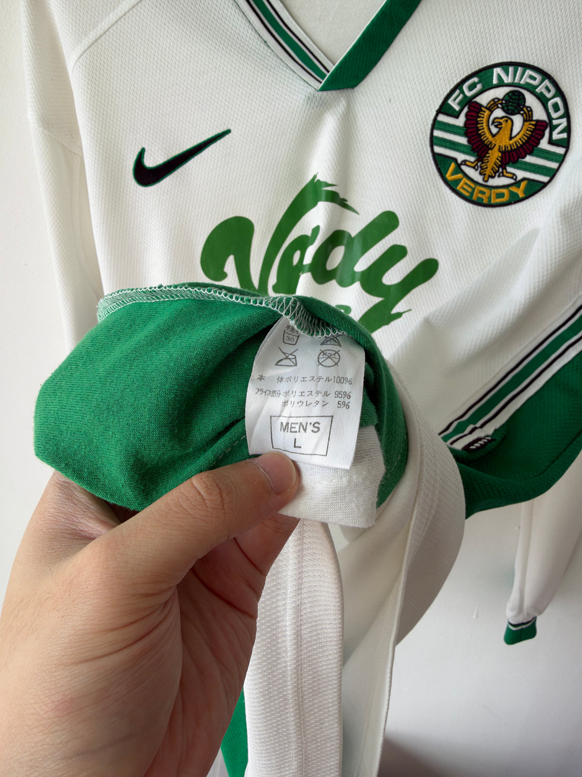 (L) Verdy Kawasaki 1999-00 Youth Away Long Sleeve Shirt