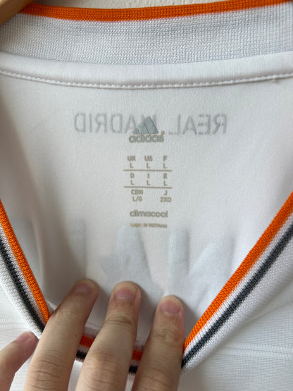 (L) Real Madrid 2013-14 Home Long Sleeve Shirt Ronaldo #7
