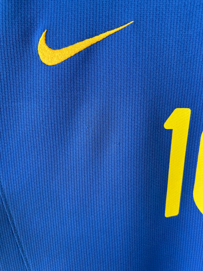 (M) Brazil 2008-10 Away Shirt Ronaldinho #10