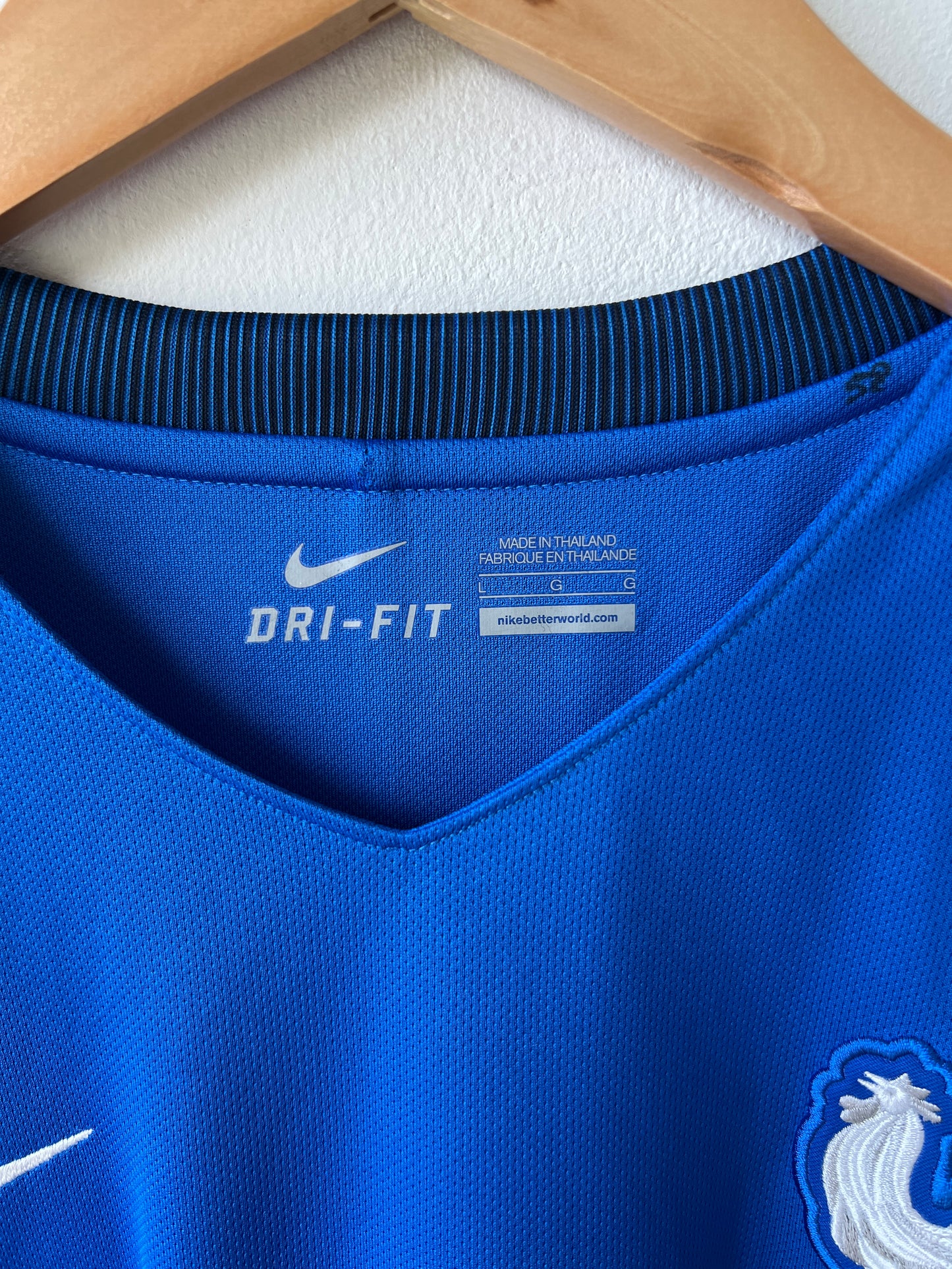 (L) France 2016-17 Home Shirt Pogba #19