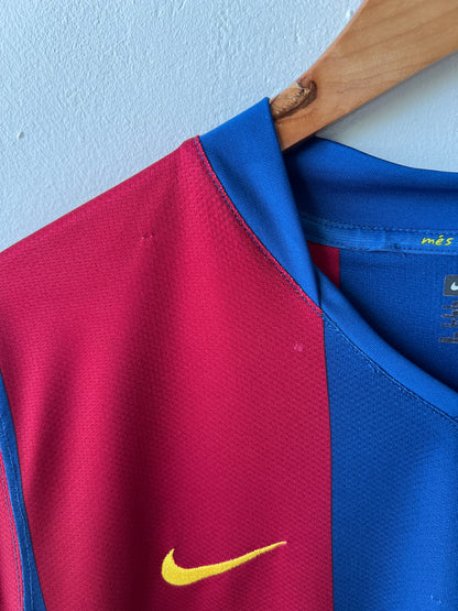 (M) Barcelona 2007-08 Home Player Version Shirt Ronaldinho #10