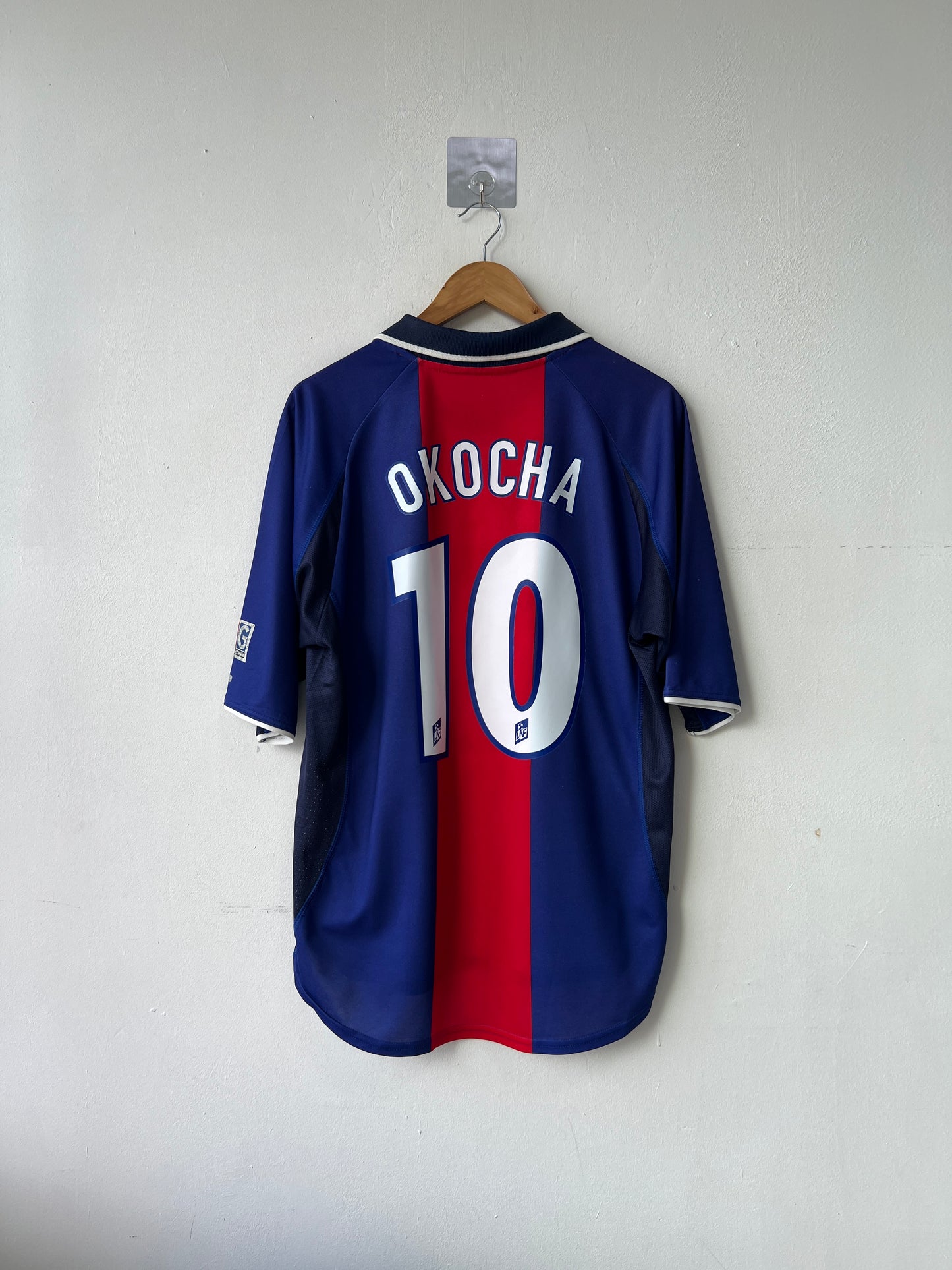 (L) PSG 2000-01 Home Shirt Okocha #10