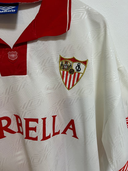 (XL) Sevilla 1994-96 Home Shirt Moacir #15