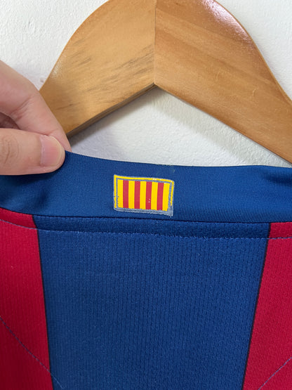 (L) Barcelona 2007-08 Home Shirt Messi #19