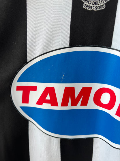 (M) Juventus 2005-06 Home Long Sleeve Shirt Nedved #11