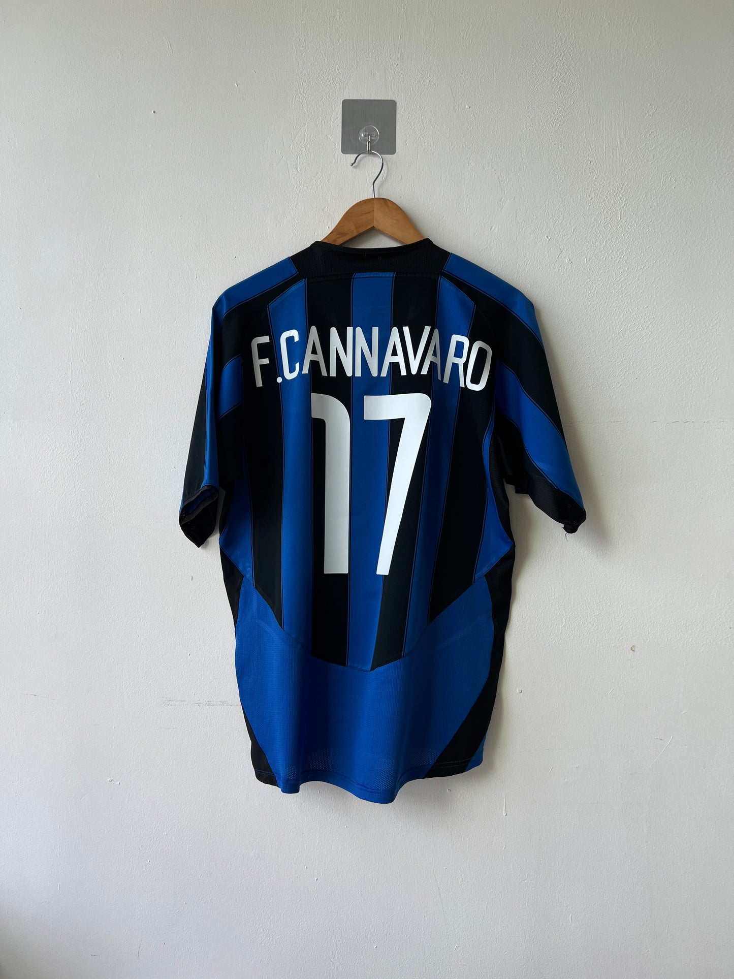 (M) Inter Milan 2003-04 Home Shirt F. Cannavaro #17