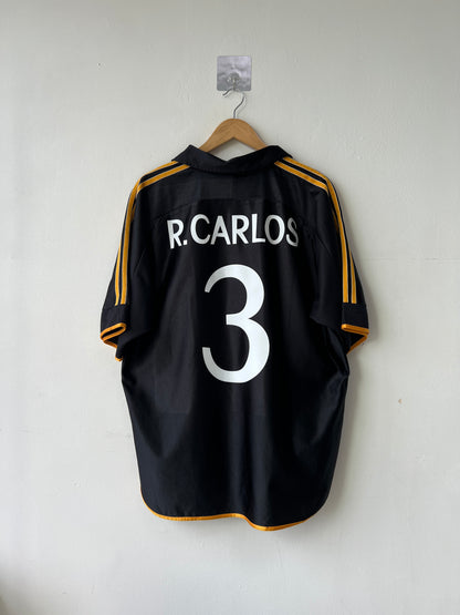 (XL) Real Madrid 1999-01 Away Shirt R. Carlos #3