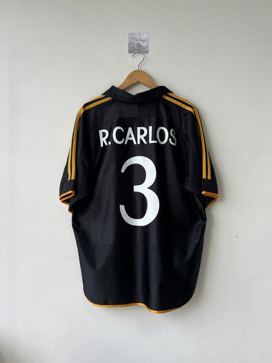 (XL) Real Madrid 1999-01 Away Shirt R. Carlos #3